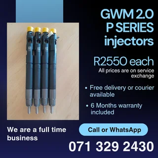 Gwm 2.0 P Series Injectors For Sale With Warranty Included