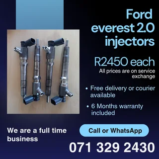 Ford Everest 2.0 Injectors For Sale With Warranty Included