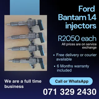 Ford Bantam 1.4 Injectors For Sale With Warranty Included