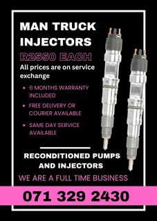 Man Truck Diesel Injectors For Sale With Warranty Included