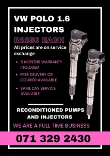 Vw Polo 1.6 Injectors For Sale With