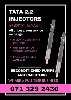 Tata 2.2 Injectors For Sale With Warranty
