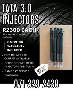Tata 3.0 Injectors For Sale With Warranty