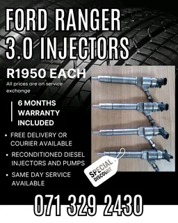 Ford Ranger 3.0 Injectors For Sale With Warranty