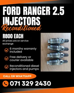 Ford Ranger 2.5 Injectors For Sale With Warranty