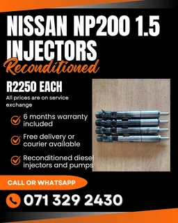 Nissan Np200 1.5 Injectors For Sale With Warranty