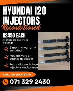 Hyundai I20 Injectors For Sale With Warranty
