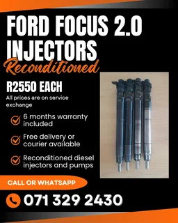 Ford Focus 2.0 Injectors For Sale With Warranty