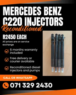 Mercedes Benz C220 Injectors For Sale With Warranty