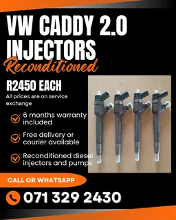 Vw Caddy 2.0 Injectors For Sale With