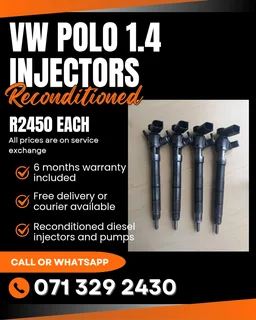 Vw Polo 1.4 Injectors For Sale With Warranty