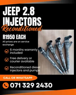 Jeep 2.8 Injectors For Sale With Warranty