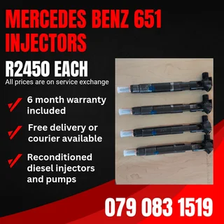 Mercedes Benz 651 Injectors For Sale With Warranty Included