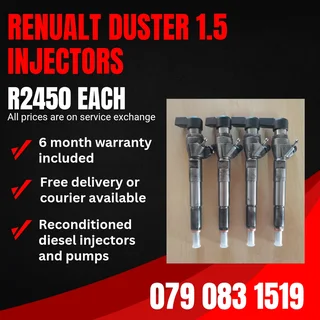 Renualt Duster 1.5 Injectors For Sale With Warranty