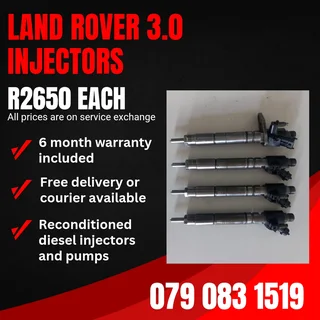 Land Rover 3.0 Injectors For Sale With Warranty Included