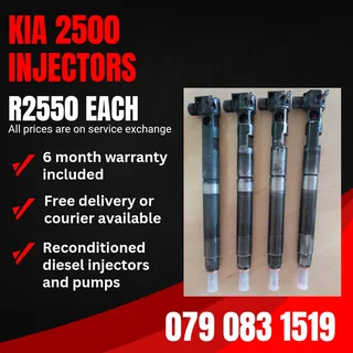 Kia 2500 Injectors For Sale With Warranty