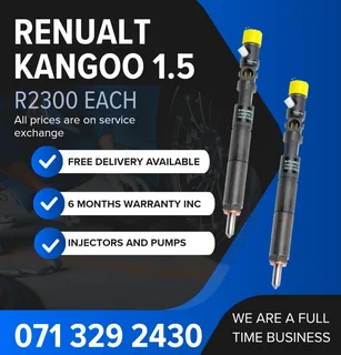 Renualt Kangoo 1.5 Injectors For Sale With Warranty Included
