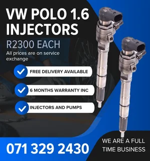 Vw Polo 1.6 Injectors For Sale With Warranty Included