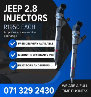 Jeep 2.8 Injectors For Sale With Warranty