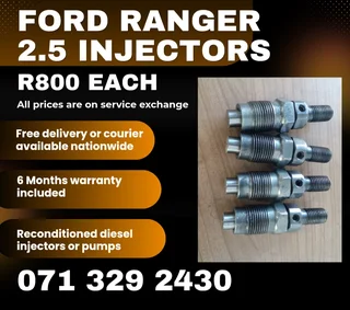 Ford Ranger 2.5 Injectors For Sale With Warranty Included