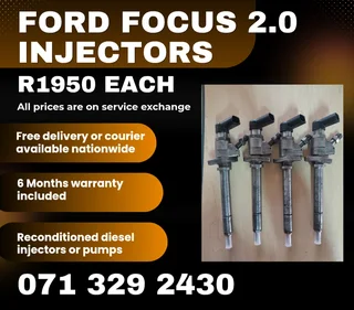 Ford Focus 2.0 Injectors For Sale With Warranty Included
