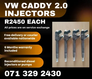 Vw Caddy 2.0 Injectors For Sale With Warranty Included