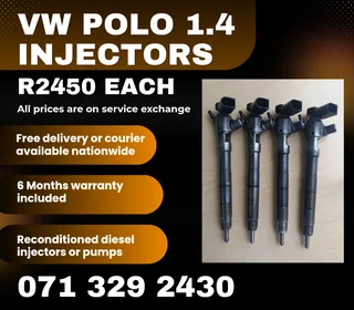Vw Polo 1.4 Injectors For Sale With Warranty Included