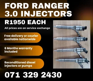 Ford Ranger 3.0 Injectors For Sale With Warranty Included In