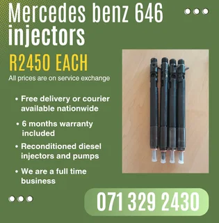 Mercedes Benz 646 Injectors For Sale With Warranty Included
