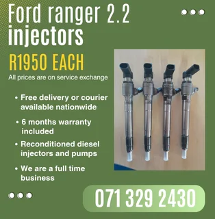 Ford Ranger 2.2 Injectors For Sale With Warranty