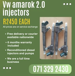 Vw Amarok 2.0 Injectors For Sale With Warranty Included