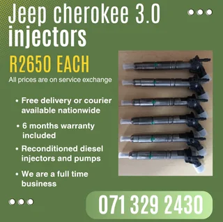 Jeep Cherokee 3.0 Injectors For Sale With Warranty