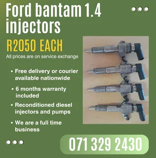 Ford Bantam 1.4 Injectors For Sale With Warranty Included