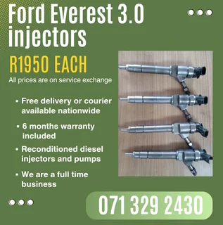 Ford Everest 3.0 Injectors For Sale With Warranty