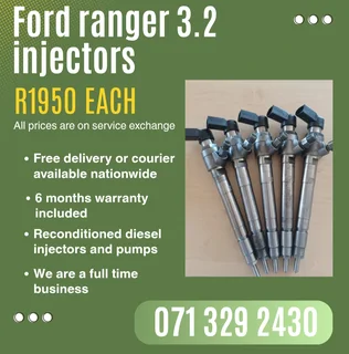 Ford Ranger 3.2 Injectors For Sale With Warranty Included