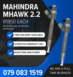 Mahindra Mhawk 2.2 Injectors For Sale With Warranty Included