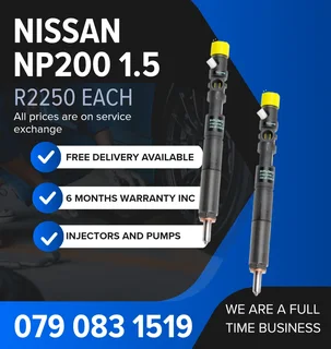 Nissan Np200 1.5 Injectors For Sale With Warranty Included