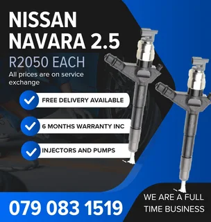 Nissan Navara 2.5 Injectors For Sale With Warranty