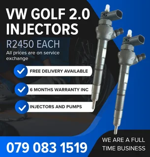 Vw Golf 2.0 Injectors For Sale With Warranty