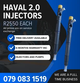 Haval 2.0 Injectors For Sale With Warranty Included
