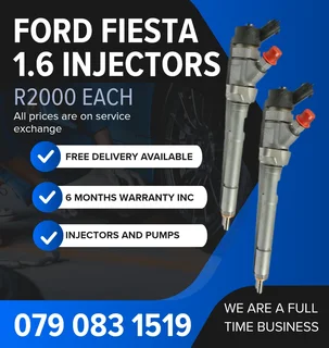 Ford Fiesta 1.6 Injectors For Sale With Warranty