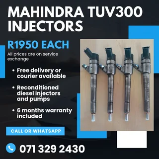 Mahindra Tuv300 Injectors For Sale With Warranty Included