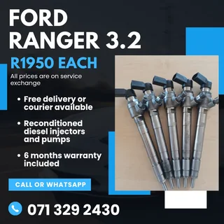 Ford Ranger 3.2 Injectors For Sale With Warranty