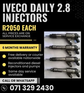 Iveco Daily 2.8 Injectors For Sale With Warranty