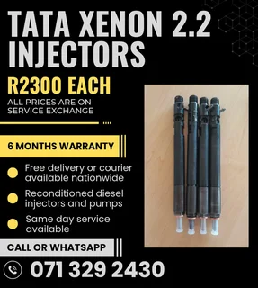 Tata Xenon 2.2 Injectors For Sale With Warranty