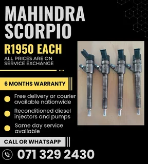 Mahindra Scorpio Injectors For Sale With Warranty Included In
