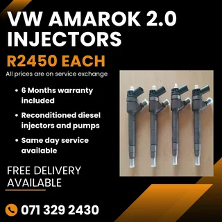 Vw Amarok 2.0 Injectors For Sale With Warranty Included