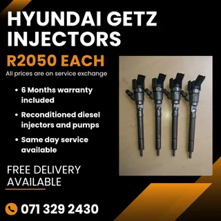 Hyundai Getz Injectors For Sale With Warranty