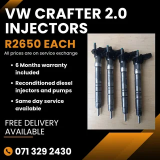 Vw Crafter 2.0 Injectors For Sale With Warranty