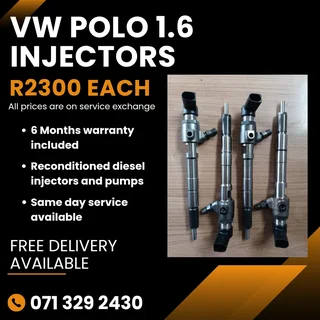 Vw Polo 1.6 Injectors For Sale With Warranty